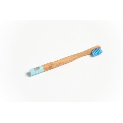 Nested, Bambusowa szczoteczka do zębów dla dzieci Niebieska